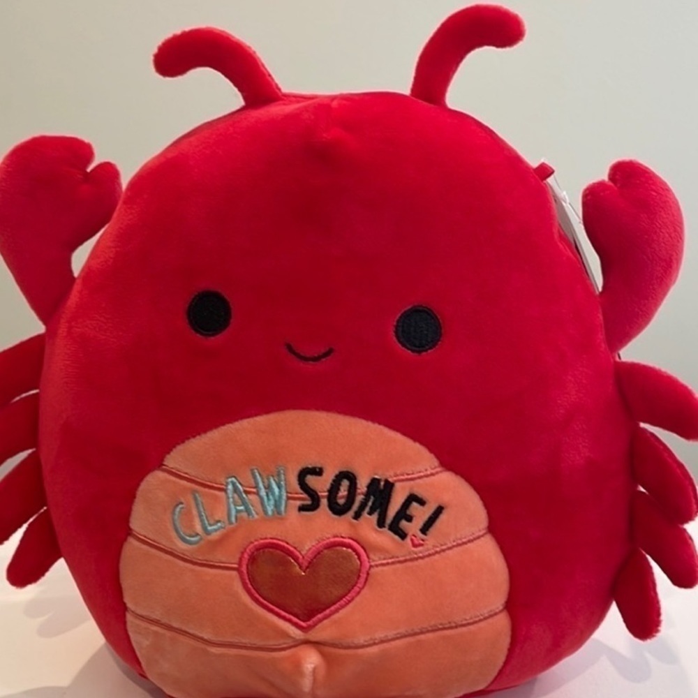 LAST NWT 8” Aneta the Lobster Valentine Squishmallow